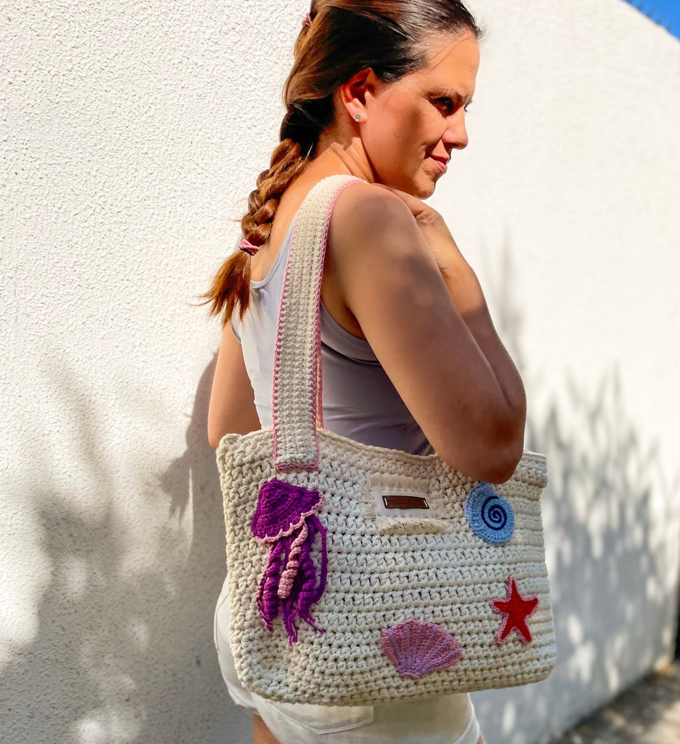 Beach cotton bag
