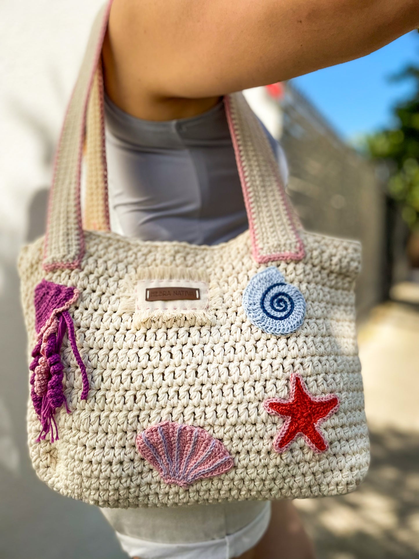 Beach cotton bag