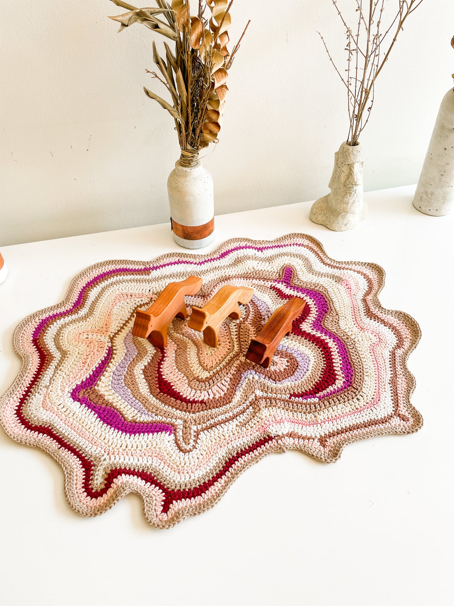 Centro de mesa crochet